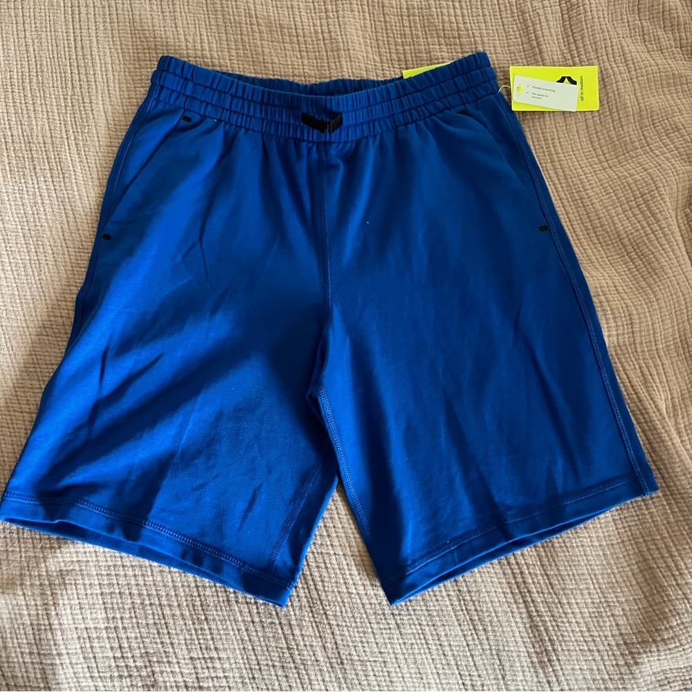 All in Motion Vibrant Blue Boys Athletic Shorts Size Large